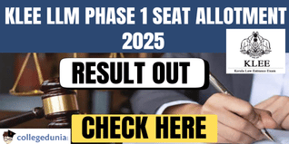 KLEE LLM Phase 1 Seat Allotment Result 2025 Out; Check @cee.kerala.gov.in
